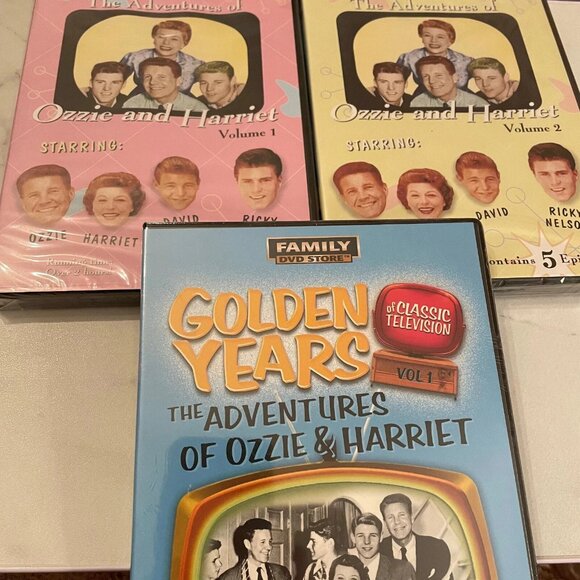 The Adventures Of Ozzie And Harriet (DVD) Golden Years of Television - 3 Discs - Picture 1 of 8